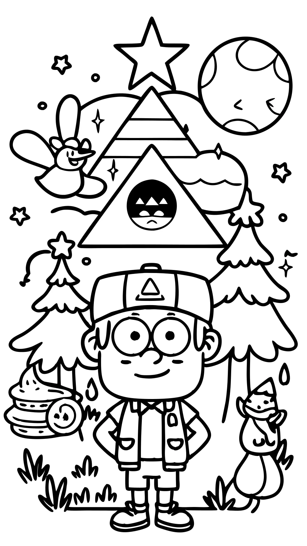 Páginas de color de Gravity Falls